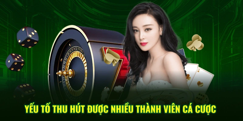 Yếu tố thu hút được nhiều thành viên cá cược